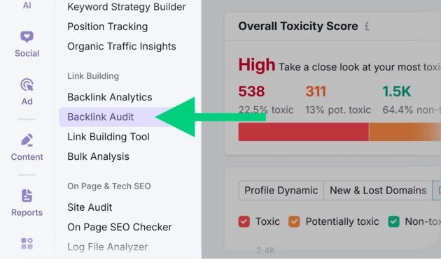 How to Find Toxic Backlinks