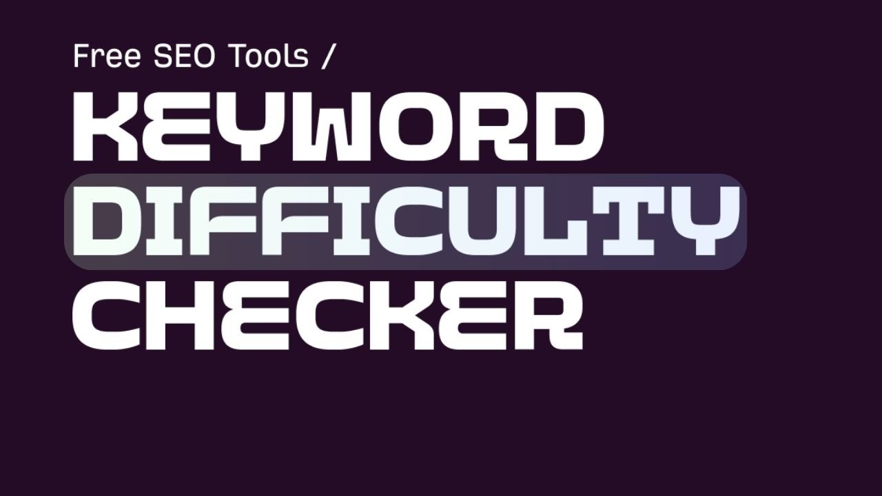 Keyword Difficulty Checker for AI SEO, AEO & GEO Optimization